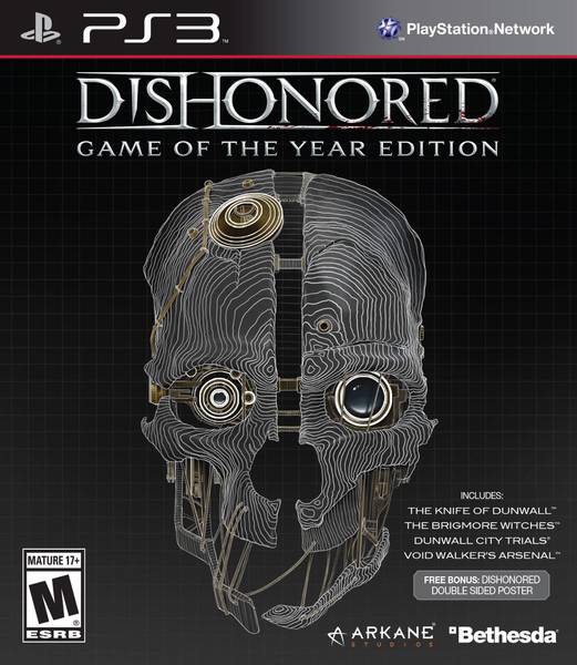 PS3 Dishonored - Game of the Year Edition