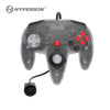 N64 Controller (3rd) Captain+ Premium Controller – Special Edition - works on original N64 & Modretro M64 consoles - Hall Effect Stick 64 - FROST Clear Smoke Black - NEW
