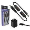 NES SNES SG - AC adapter (3rd) Hyperkin SHOCKLINE - 30W 9V - converts to power port to USB-C - NEW