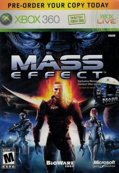 X360 Mass Effect - Bonus Content Disc - No Game