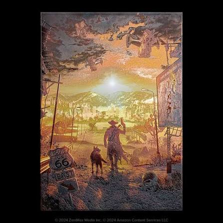 Gamer Gear - Metal Poster - 17.7x12.6 - Fallout - Hello, Wasteland - 1 of 1500
