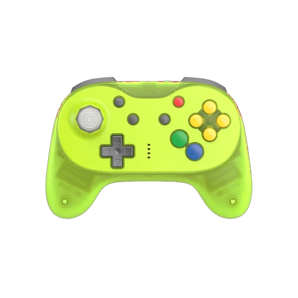 N64 NS NS2 PC Controller (3rd) Retrofighters - Brawler 64 Pro Wireless Controller - Extreme Green - NEW