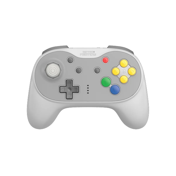 N64 NS NS2 PC Controller (3rd) Retrofighters - Brawler 64 Pro Wireless Controller - Classic Gray - NEW