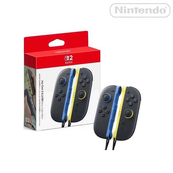 NS2 Joy-Con 2 (1st) - Set of 2 - Blue / Light Yellow - NEW