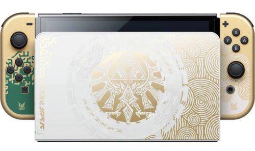 NS Nintendo Switch - System HW - OLED Model - The Legend of Zelda Tears of the Kingdom Special Edition - CORE WITH DOCK - USED