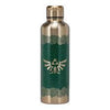 Gamer Gear - Water Bottle - Metal - 16oz - Nintendo - Zelda - Tears of the Kingdom TOTK - Gold & Green - NEW