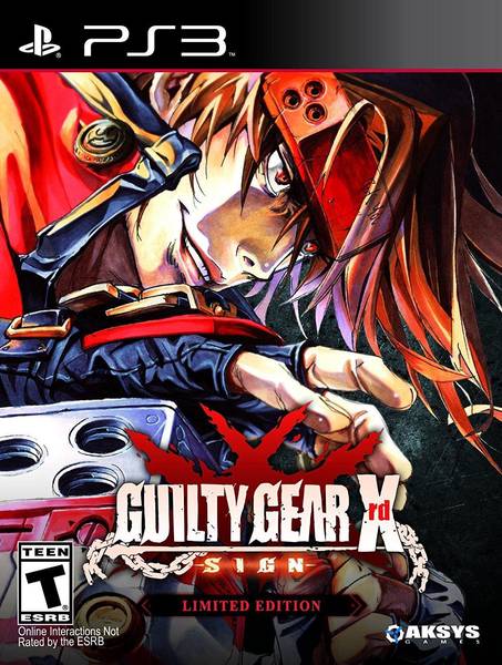 PS3 Guilty Gear Xrd - Sign - Limited Edition - Complete with Outer Box, Game, Codex, Vocal Collection CD and Keychain