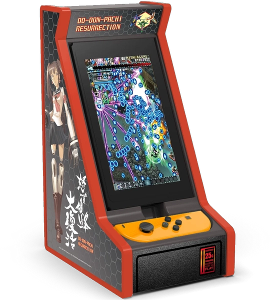 NS DoDonPachi Resurrection - Limited Run #160 - Switch Mini Arcade Peripheral - NO GAME