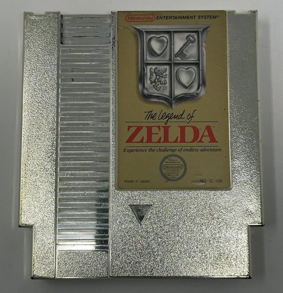 NES Zelda - The Legend of Zelda - GOLD cartridge - 5 screw - USED