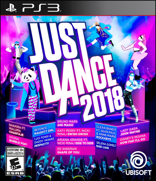 PS3 Just Dance 2018 - MOVE REQUIRED