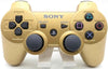PS3 Controller (1st) Wireless Sony - Dual Shock 3 - SIX AXIS - Yakuza 5 Emblem Edition - Gold and Black - USED - JAPANESE IMPORT