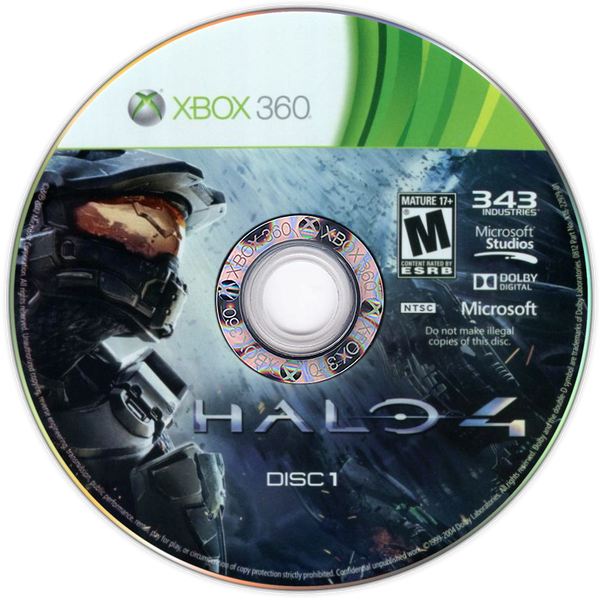 X360 Halo 4 - Campaign Disc 1 Only