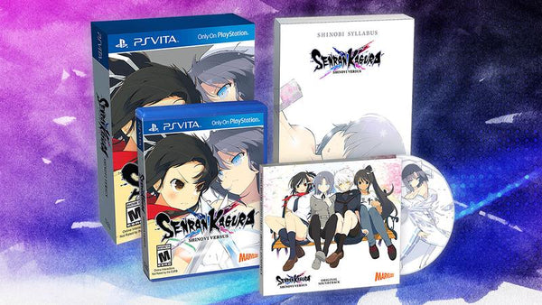 VITA Senran Kagura - Shinovi Versus - Limited Let's Get Physical Edition - Complete with Outer Box, Game, OST CD and Shinobi Syllabus
