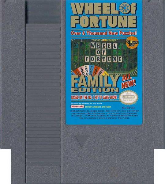 NES Wheel of Fortune - Family Edition