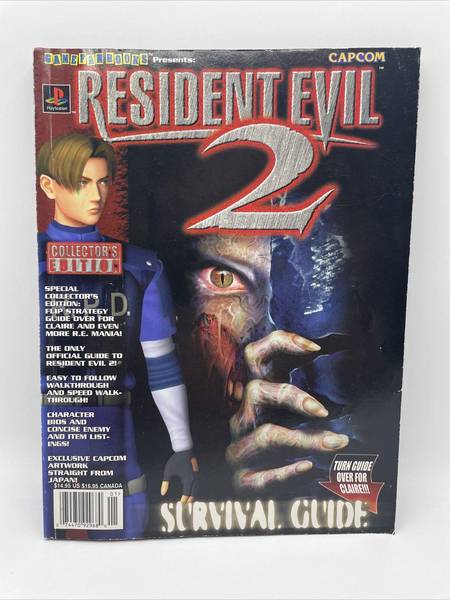 Official Game Strategy Guides - Resident Evil 2 - Survival Guide - Collector's Edition - GameFan Books