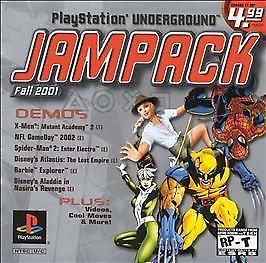 PS1 PlayStation Underground - Jampack - Fall 2001 - Demo Disc