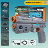 PS2 PS1 Light Gun (3rd) - INTEC - Time Breaker - COMPLETE with Gun & HDMI hookup kit - GRAY - Works on ANY Modern HDTV - NEW