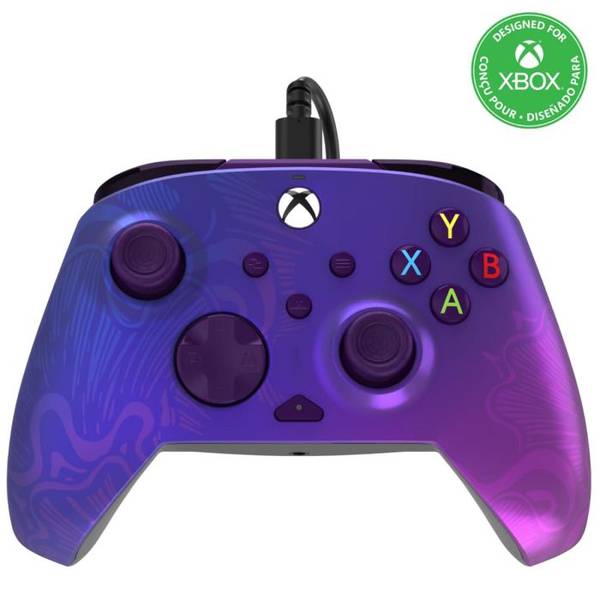 XSX XB1 Controller (3rd) - Wired - PDP - REMATCH Purple Fade - NEW