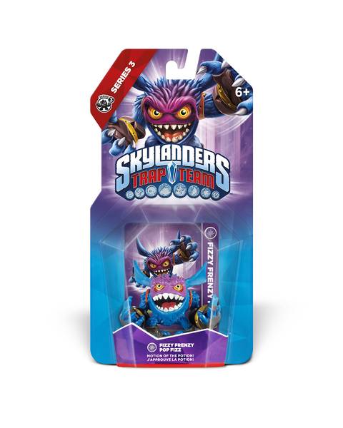 Skylanders - Trap Team - Figure - Red Base - Magic - Fizzy Frenzy Pop Fizz - Big Blue Gremlin Alchemist - NEW/SEALED
