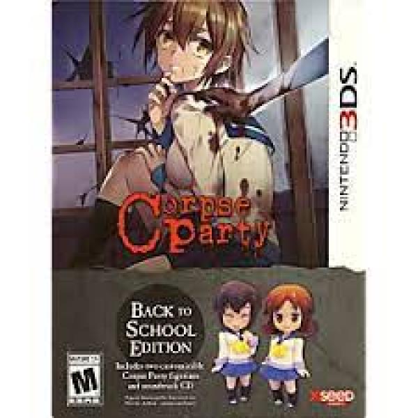 3DS Corpse Party - Back to School Edition - Complete with Outer Box, Game, 2 Figures and OST CD - BRAND NEW and SEALED