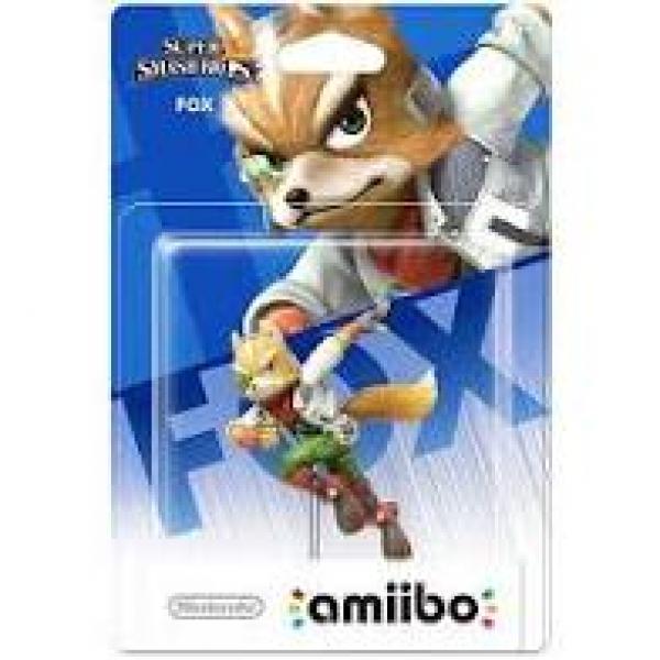 Amiibo - Gold Smash Base - Fox - Star Fox - a running fox man with green pants and google glass looking headpeice - NEW