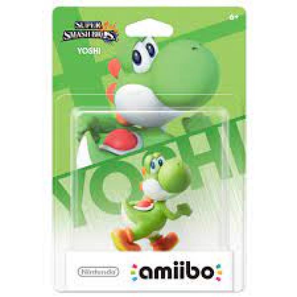 Amiibo - Gold Smash Base - Yoshi - Super Smash Bros - Green Dino guy with a red shell walking - NEW