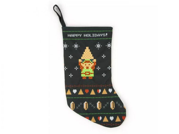 Gamer Toys - Holiday Stocking - Nintendo - Legend of Zelda - Link - retro style - NEW