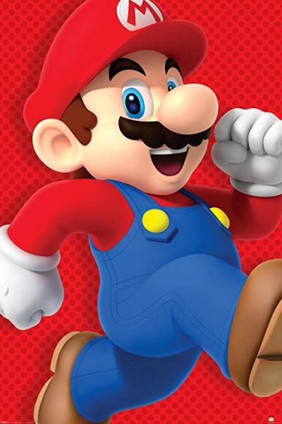 Gamer Gear - POSTER - 24x36 - flat frame-ready - Nintendo - Super Mario Running