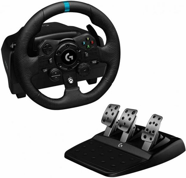 XB1 Logitech G923 Trueforce - Steering Wheel with 3 Pedals - USED