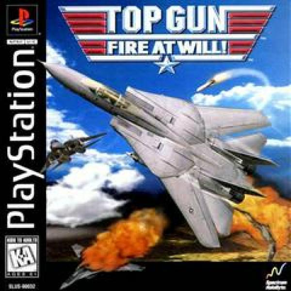 PS1 Top Gun - Fire at Will - JEWEL CASE