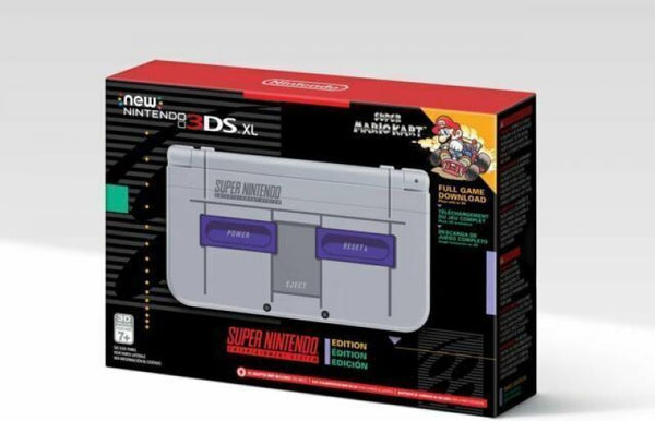 3DS F - NDS 7 Nintendo N3DS XL HW - SNES Super Nintendo Edition