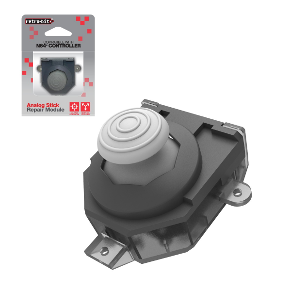 Repair Part - N64 Analog stick replacement - (3rd) Retrobit - Hall Effect - drift proof style - NEW