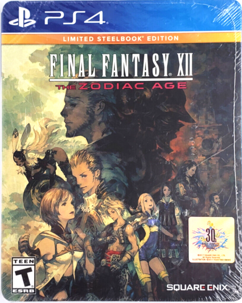 PS4 Final Fantasy XII 12 - The Zodiac Age - Limited Steelbook Edition