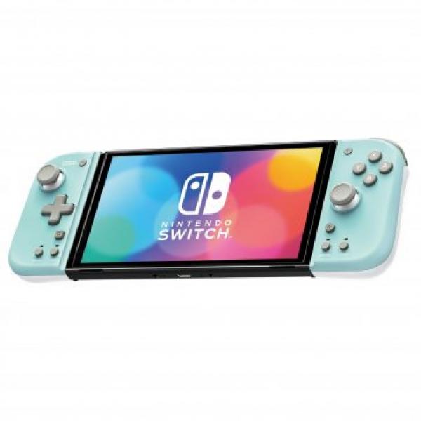 NS Joycons (3rd) - Split Pad Compact style controllers HORI - Mint Green and White - NEW