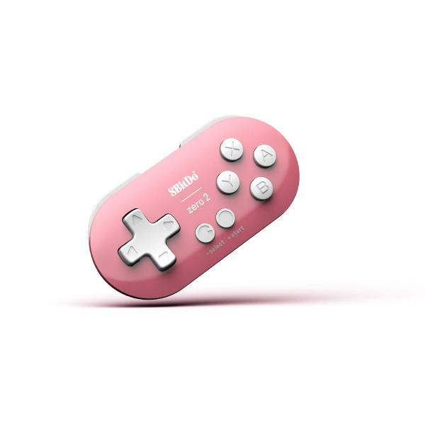 NS Switch Controller 3rd - 8bitdo - Zero 2 - MINI Wireless Controller - Pink - NEW