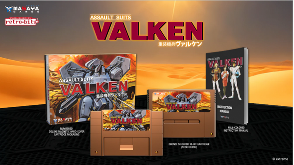 SNES Assault Suits Valken - (also known as Cybernator) RETROBIT - Collector's Edition - BRAND NEW & SEALED