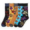 Gamer Gear - Five Nights at Freddys FNAF - CREW socks - Pack of 5
