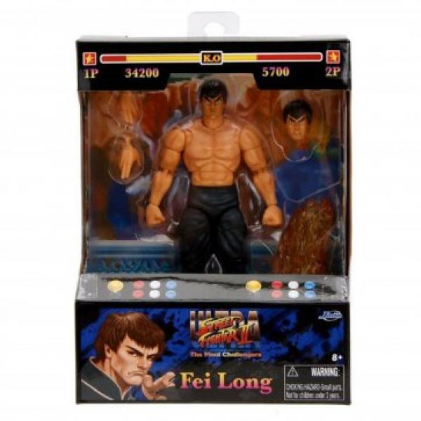 Gamer Toys - Action Figure - Street Fighter II 2 - Fei-Long - 6in figure - NEW