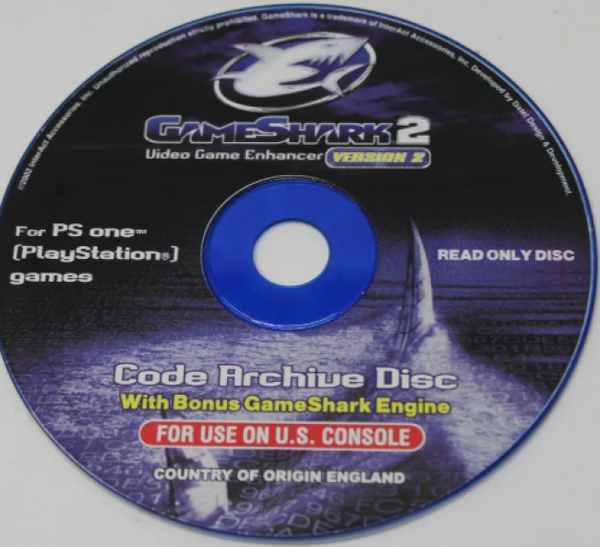 PS1 Gameshark 2 - Version 2 - Read Only Disc - Disc only - USED