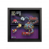 Gamer Gear - FRAMED ART - 9x9 in - Pixel Frames - Shadow Box Art - Sonic - Heroes Vs Dr. Eggman - NEW