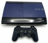 PS3 F - PS3 HW - SLIM - Black Body with Blue Top and Metal Gear Rising and Kanji on it - with Translucent Dark Blue Controller - 250 GB HD - 2012 (no PS2) - JAPANESE IMPORT - USED
