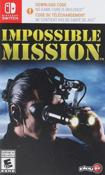 NS Impossible Mission - Game on cart - NO CARTRIDGE - DOWNLOAD CODE ONLY - SEALED