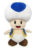 Plush - Nintendo - Super Mario - Toad - BLUE - 8 in