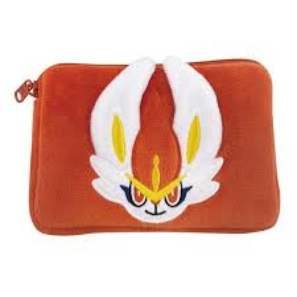 Gamer Bags - Purses and Handbags - Nintendo - Pokemon - Mini Tissue Pouch - Cinderace - Travel & Cosmetic bag - orange - NEW