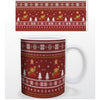 Z Novelty Mug - 11oz - Nintendo - Super Mario - NES Style - XMAS HOLIDAY theme - RED - NEW