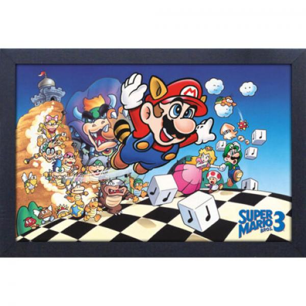 Gamer Gear - FRAMED ART - 11x17 - NINTENDO - Super Mario Bros 3