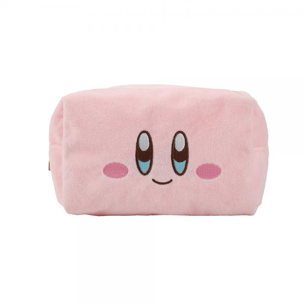 Gamer Bags - Purses and Handbags - Nintendo - Kirby - Plush Face - Travel & Cosmetic bag - Pink - NEW