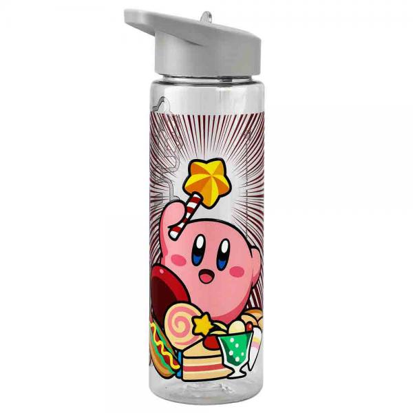 Gamer Gear - Water Bottle - Nintendo - Kirby - 24oz - Pink puff - NEW