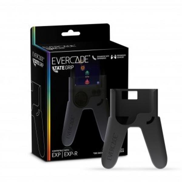 EVC Evercade - TATE Grip - Holds Evercade handheld in vertical position - GRAY - NEW