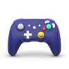 GC Wii WiiU NS PC - Wireless Controller (3rd) NEW - Battler GC - Retrofighters - PRO SERIES - Gamecube - standard Gamecube dual analog layout - Purple Indigo - NEW